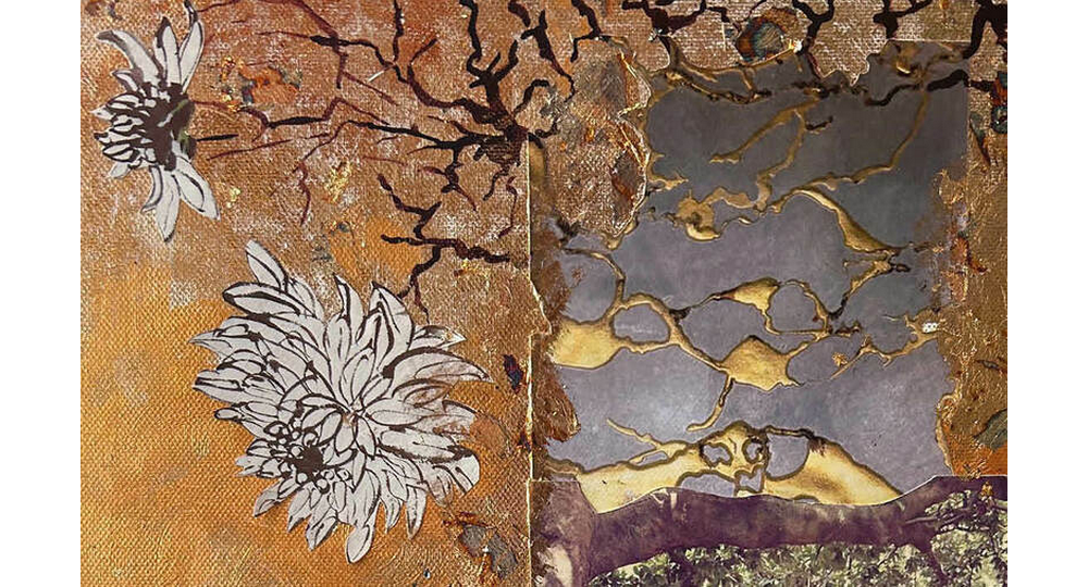 Atelier du Square Genève Cours Kintsugi en peinture Feuilles d